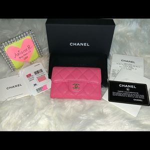 Chanel flap card holder